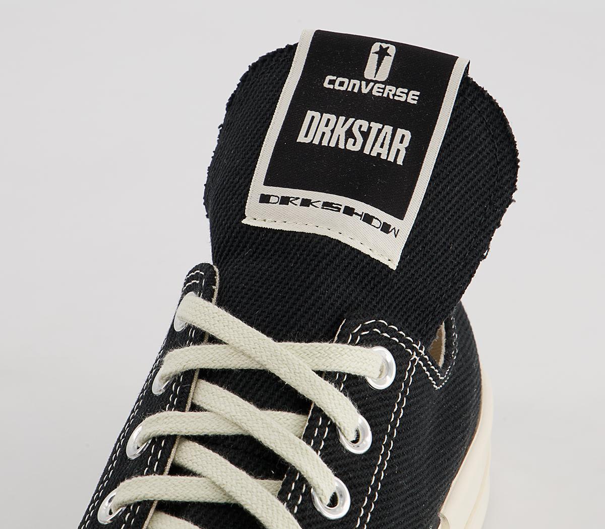 Rick Owens Turbodrk Ox Trainers Rick Owens Turbodrk Ox Trainers Rick Owens X Converse Black