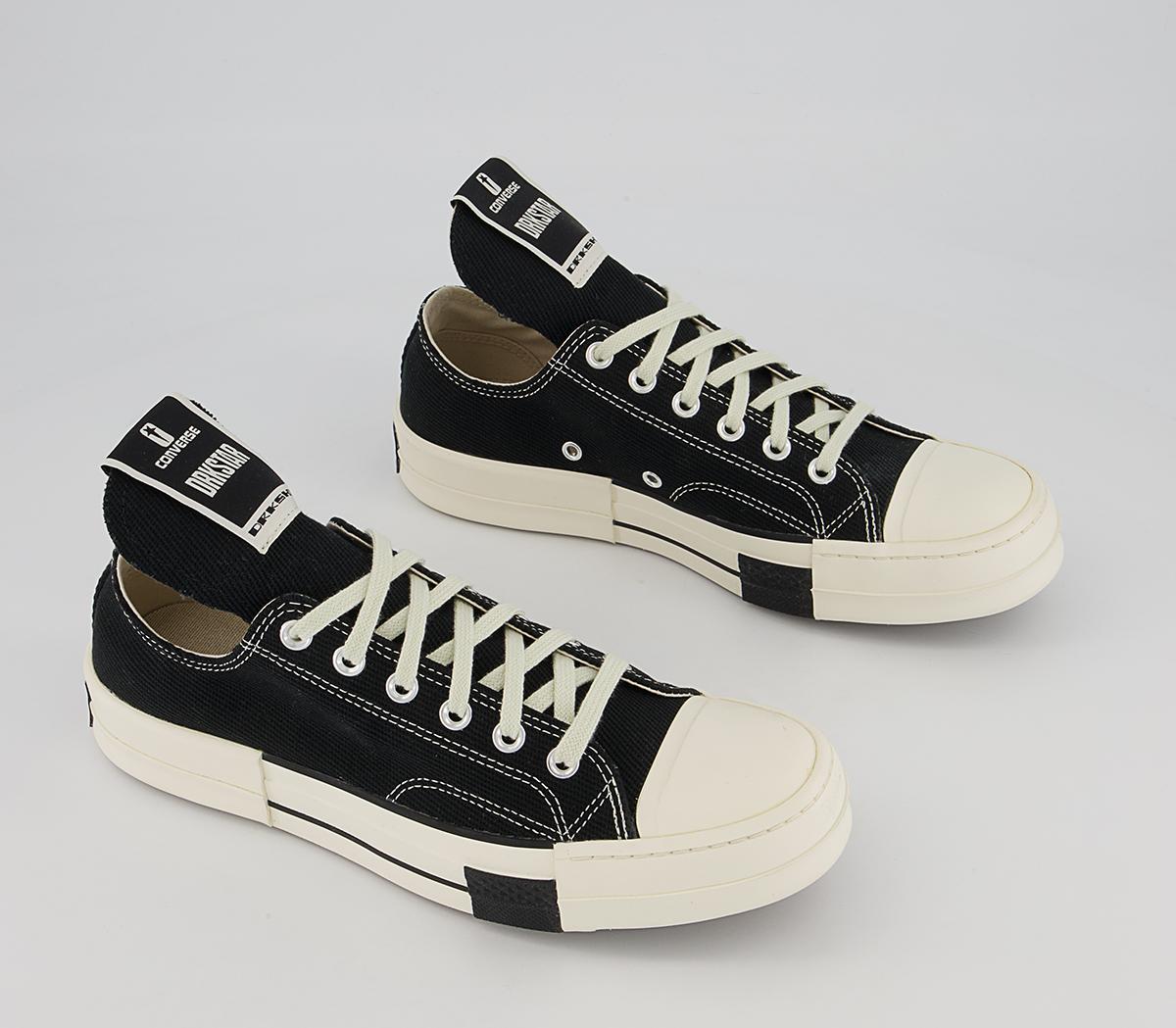 Rick Owens Turbodrk Ox Trainers Rick Owens X Converse Black - Women's ...