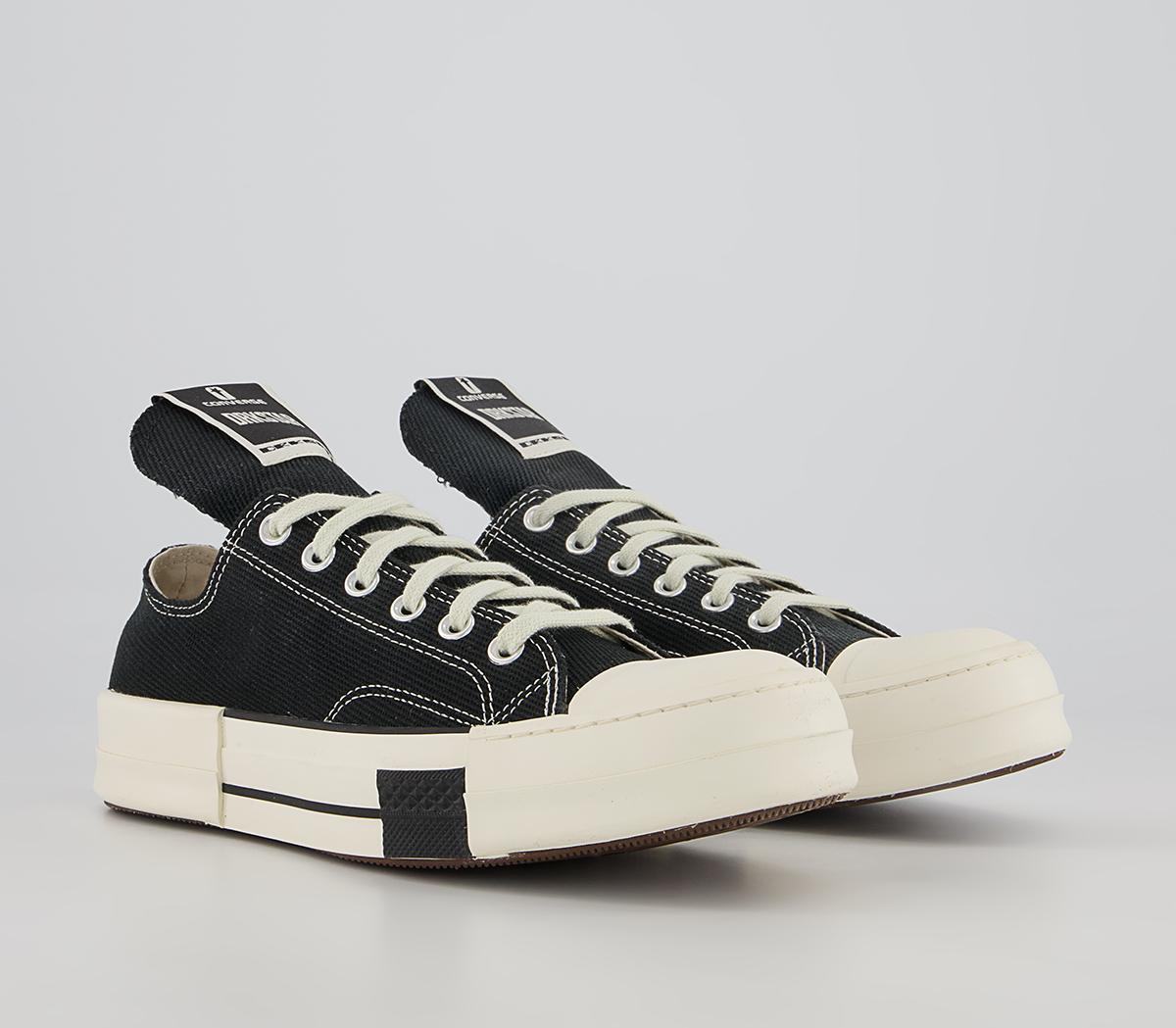 Rick Owens Turbodrk Ox Trainers Rick Owens Turbodrk Ox Trainers Rick Owens X Converse Black