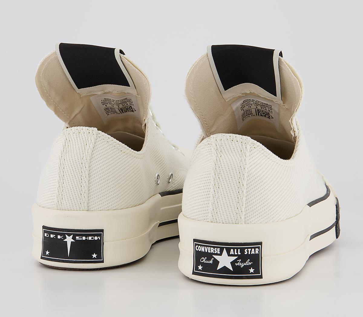 Rick Owens Turbodrk Ox Trainers Rick Owens X Converse White - Unisex Sports