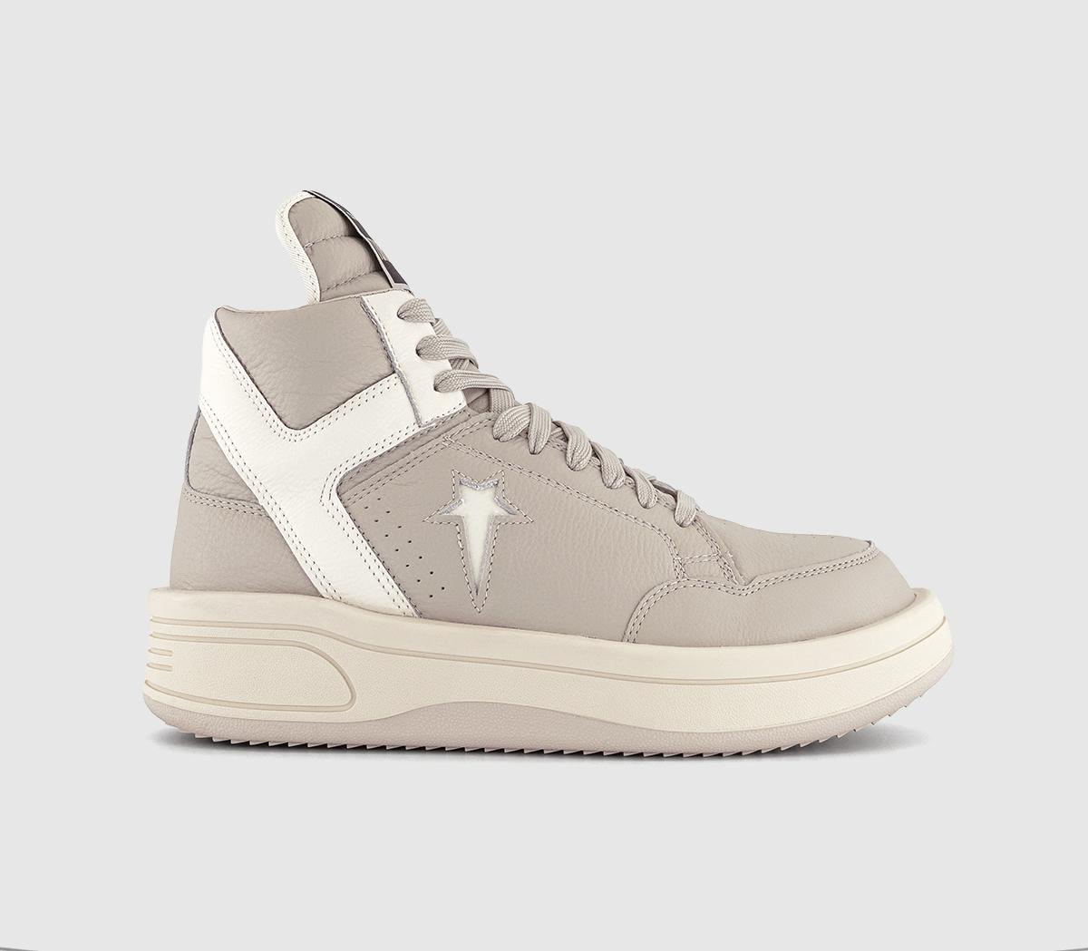 Rick Owens Kids Turbowpn Trainers Oyster White, 4