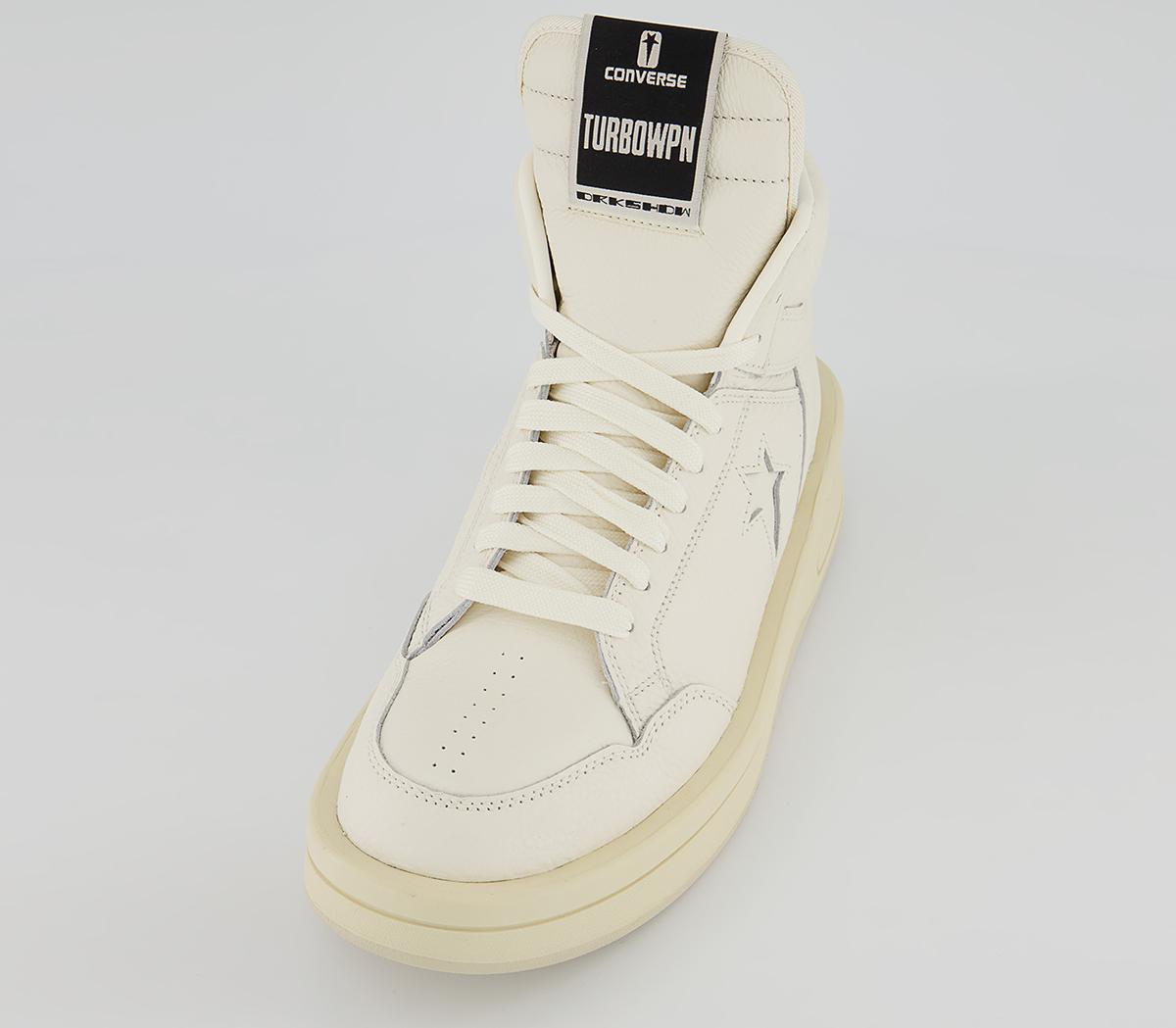 Rick Owens Turbowpn Trainers Rick Owens Turbowpn Trainers Rick Owens X Converse White