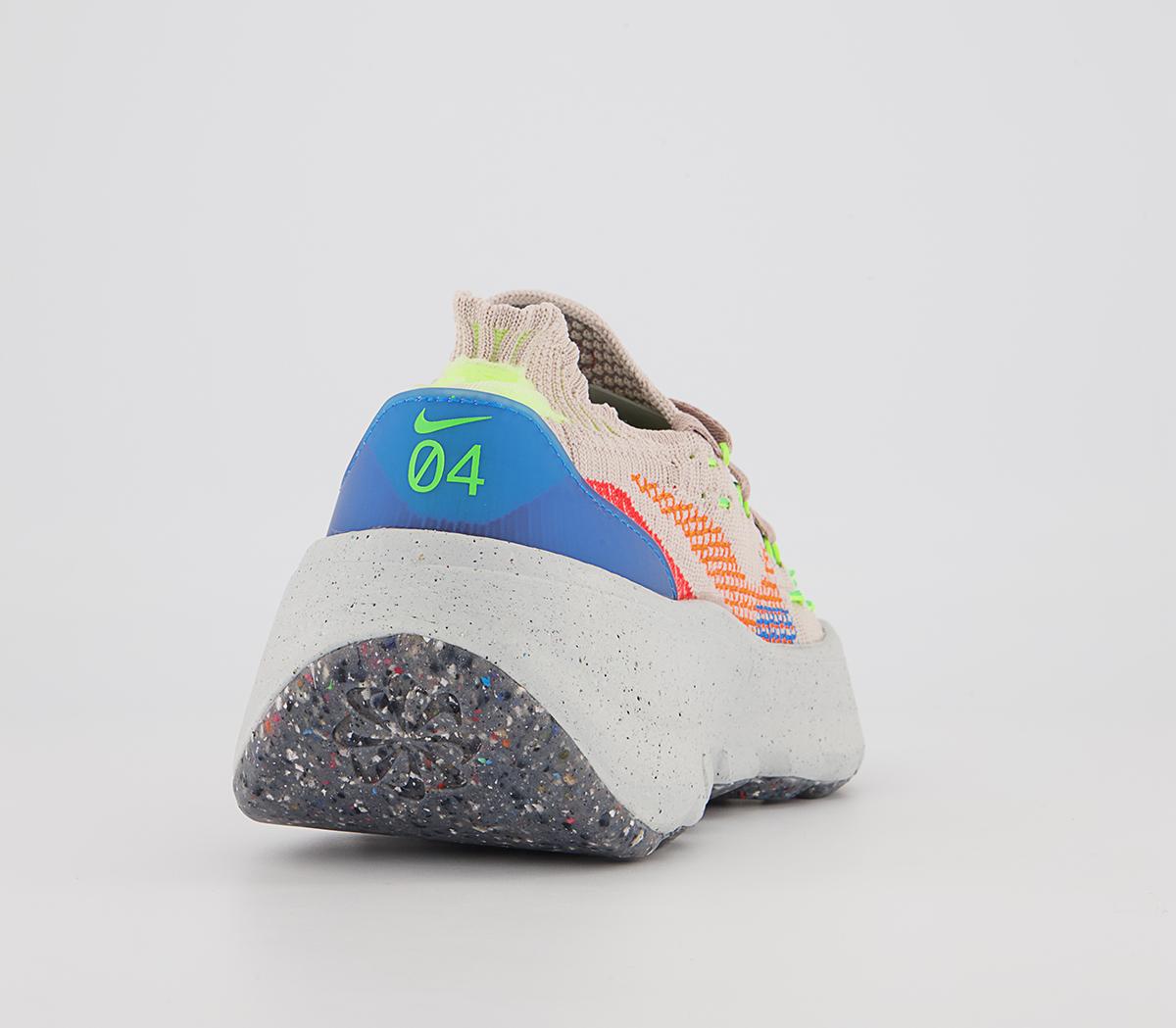 Nike Nike Space Hippie 04 Trainers Nike Nike Space Hippie 04 Trainers Cave Stone Total Orange Photo Blue