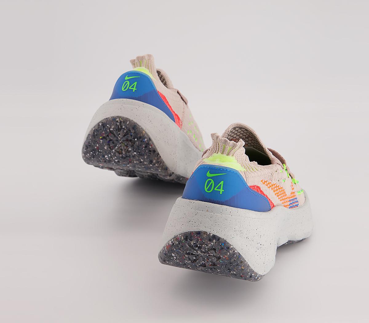 Nike Nike Space Hippie 04 Trainers Nike Nike Space Hippie 04 Trainers Cave Stone Total Orange Photo Blue