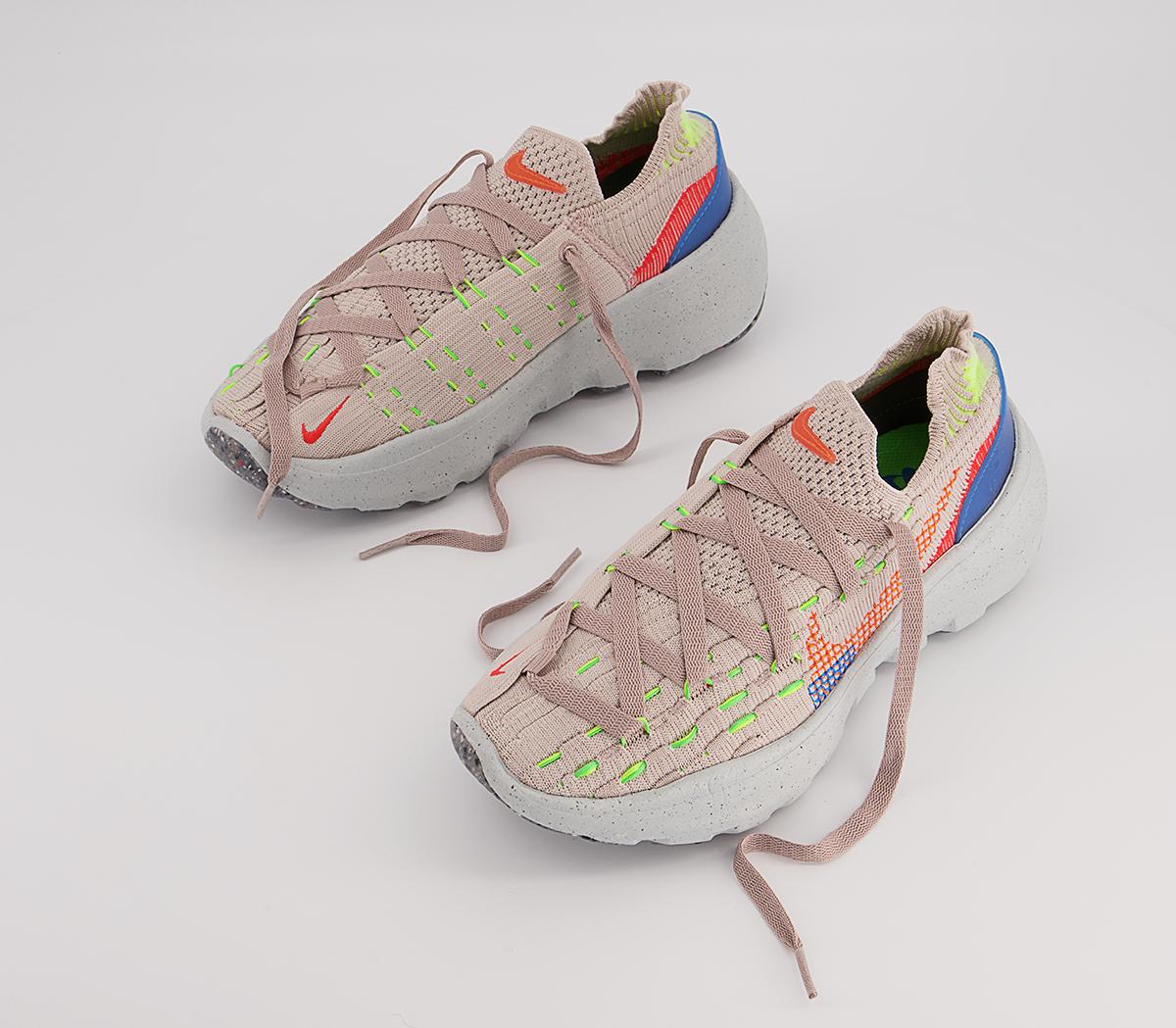 Nike Nike Space Hippie 04 Trainers Nike Nike Space Hippie 04 Trainers Cave Stone Total Orange Photo Blue