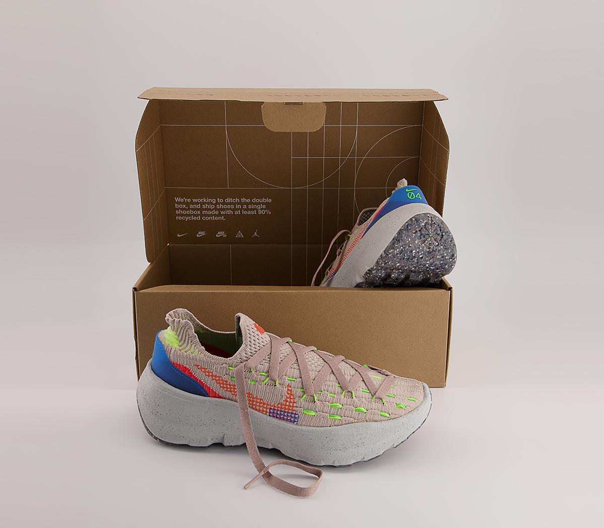 Nike Nike Space Hippie 04 Trainers Nike Nike Space Hippie 04 Trainers Cave Stone Total Orange Photo Blue
