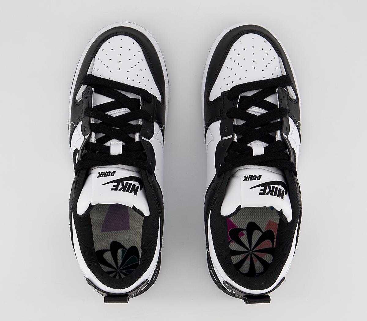 スケートボード NIKE DUNK LOW DISRUPT 2 10 (UK) Nike Nike Dunk Low Disrupt 2 Trainers White Black Light Bone