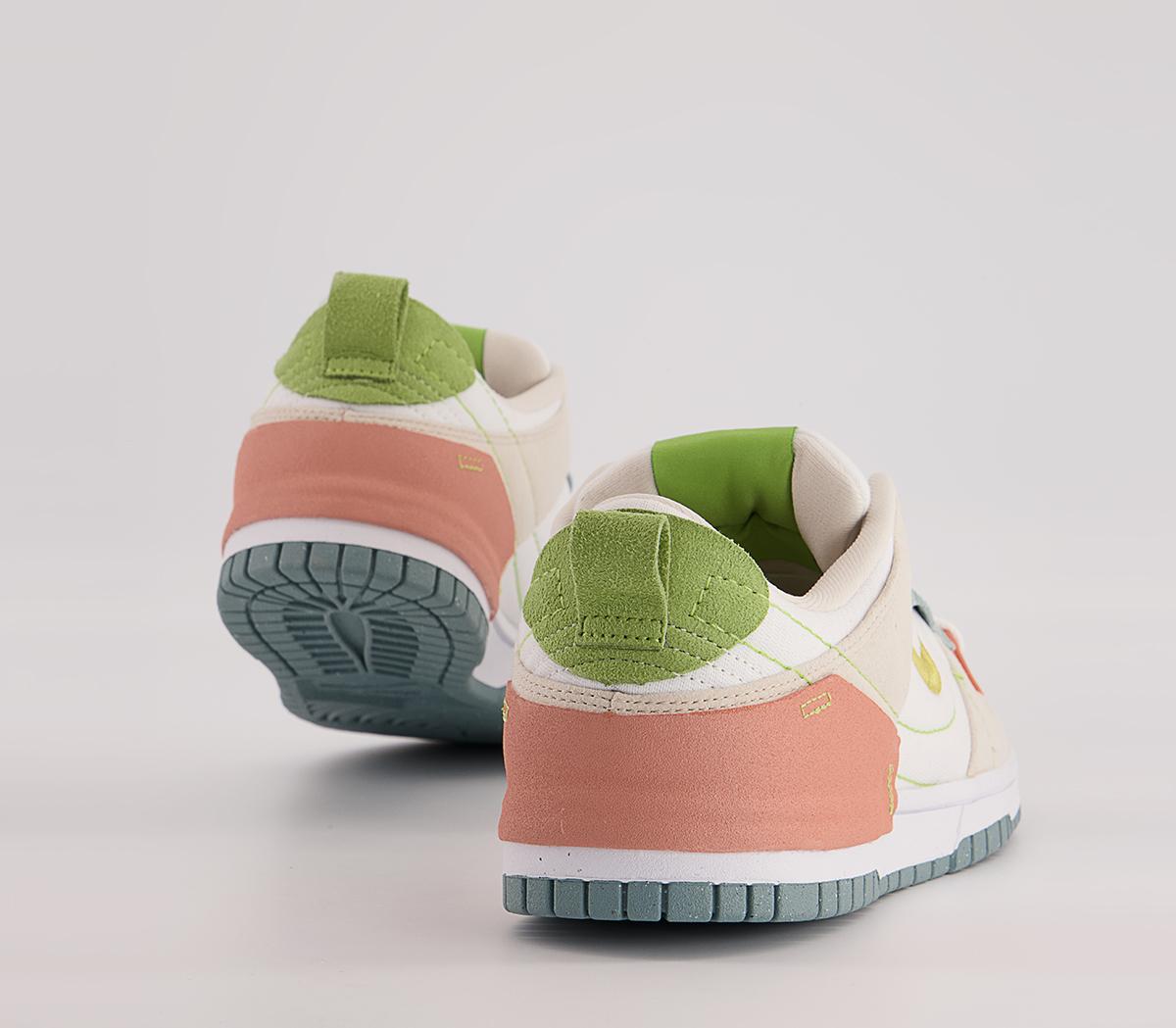 Nike Nike Dunk Low Disrupt 2 Trainers Nike Nike Dunk Low Disrupt 2 Trainers White Celery Madder Root Ocean Cube