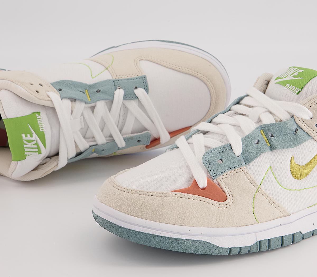 Nike Nike Dunk Low Disrupt 2 Trainers Nike Nike Dunk Low Disrupt 2 Trainers White Celery Madder Root Ocean Cube