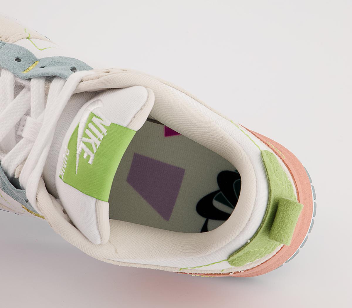 Nike Nike Dunk Low Disrupt 2 Trainers Nike Nike Dunk Low Disrupt 2 Trainers White Celery Madder Root Ocean Cube