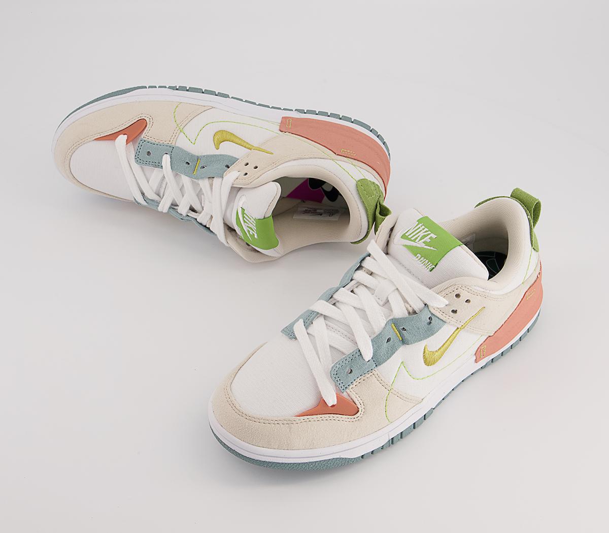 Nike Nike Dunk Low Disrupt 2 Trainers Nike Nike Dunk Low Disrupt 2 Trainers White Celery Madder Root Ocean Cube
