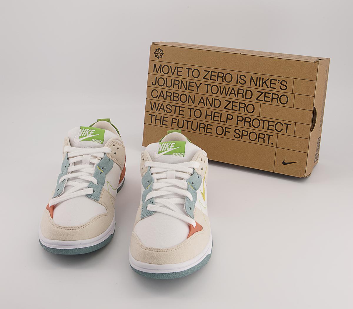 Nike Nike Dunk Low Disrupt 2 Trainers Nike Nike Dunk Low Disrupt 2 Trainers White Celery Madder Root Ocean Cube