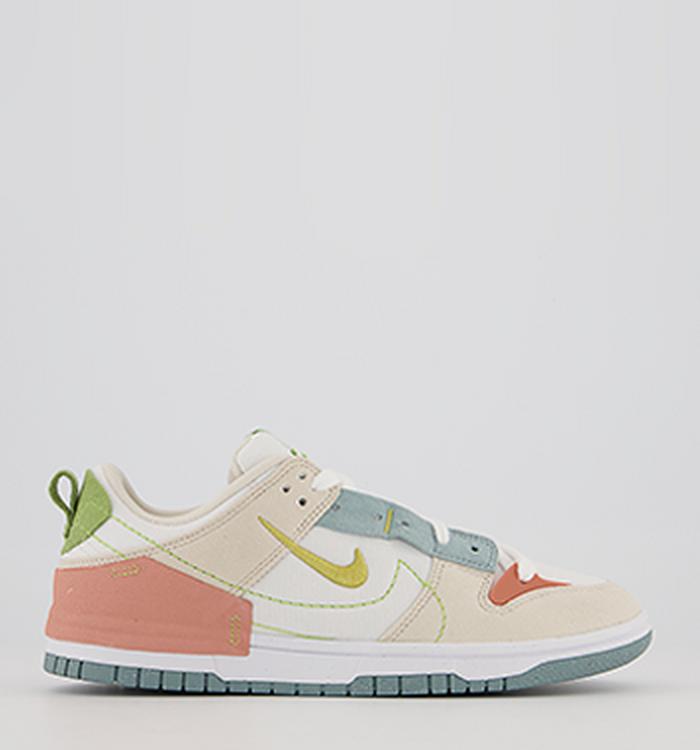 Nike Nike Dunk Low Disrupt 2 Trainers White Celery Madder Root Ocean Cube