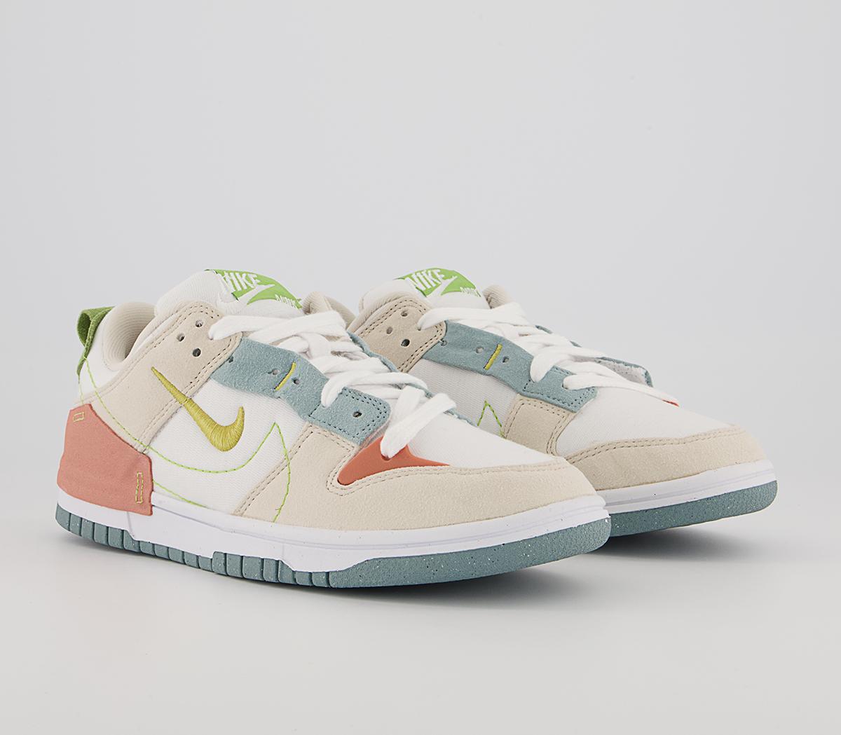 Nike Nike Dunk Low Disrupt 2 Trainers Nike Nike Dunk Low Disrupt 2 Trainers White Celery Madder Root Ocean Cube