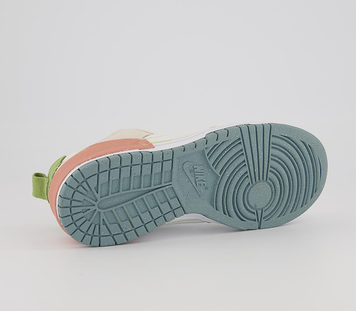 Nike Nike Dunk Low Disrupt 2 Trainers Nike Nike Dunk Low Disrupt 2 Trainers White Celery Madder Root Ocean Cube