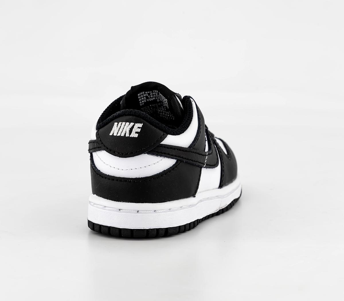 Nike Nike Dunk Low Infant Trainers White Black White Nike Dunk 9006