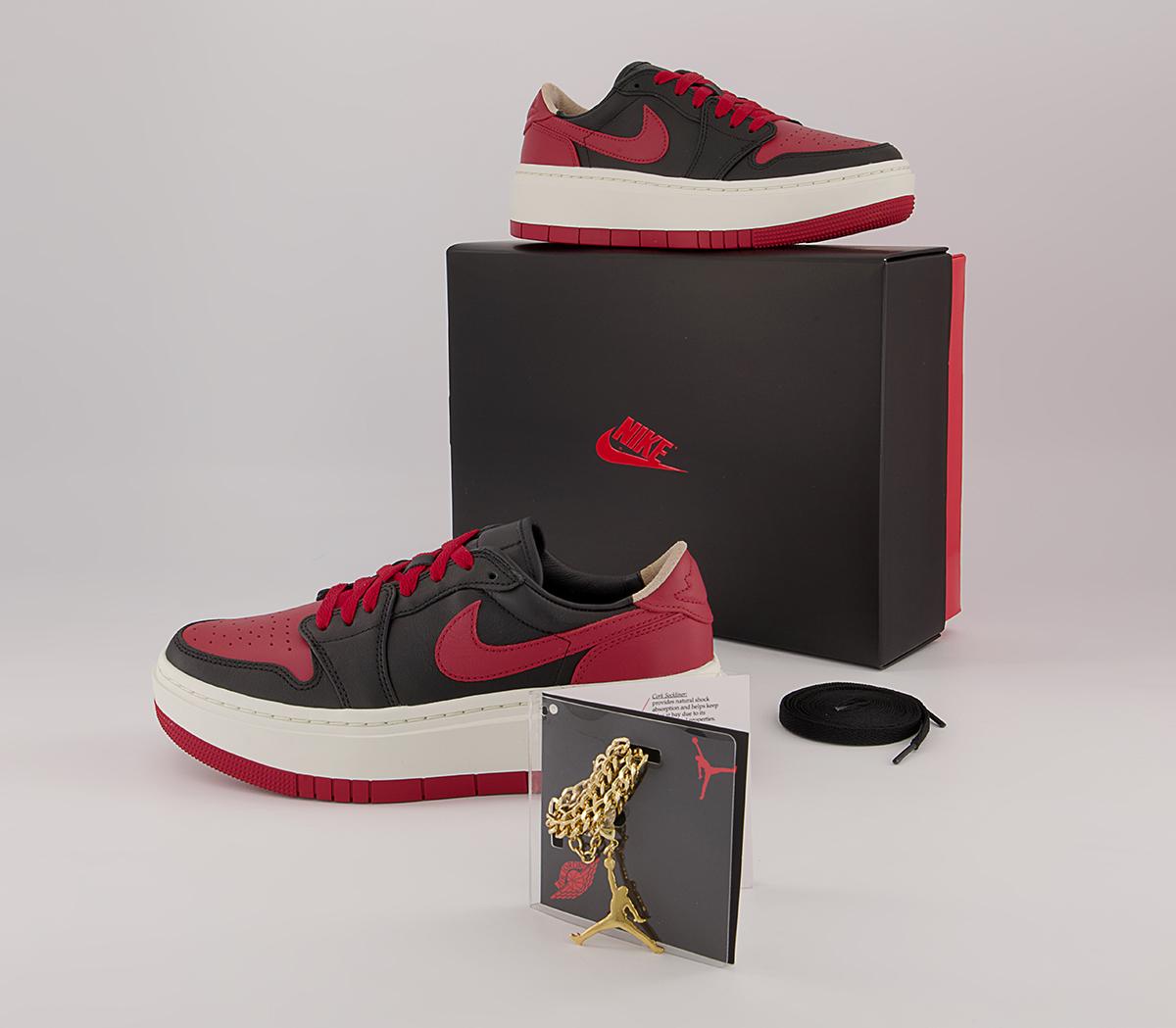 Jordan Air Jordan 1 Elevate Low Trainers Jordan Air Jordan 1 Elevate Low Trainers Black Gym Red Sail