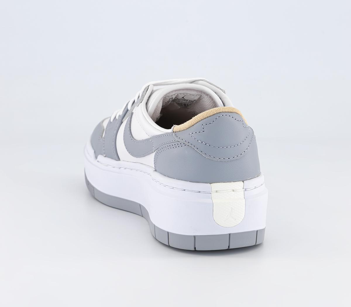JordanAir Jordan 1 Elevate Low TrainersWhte Wolf Grey White