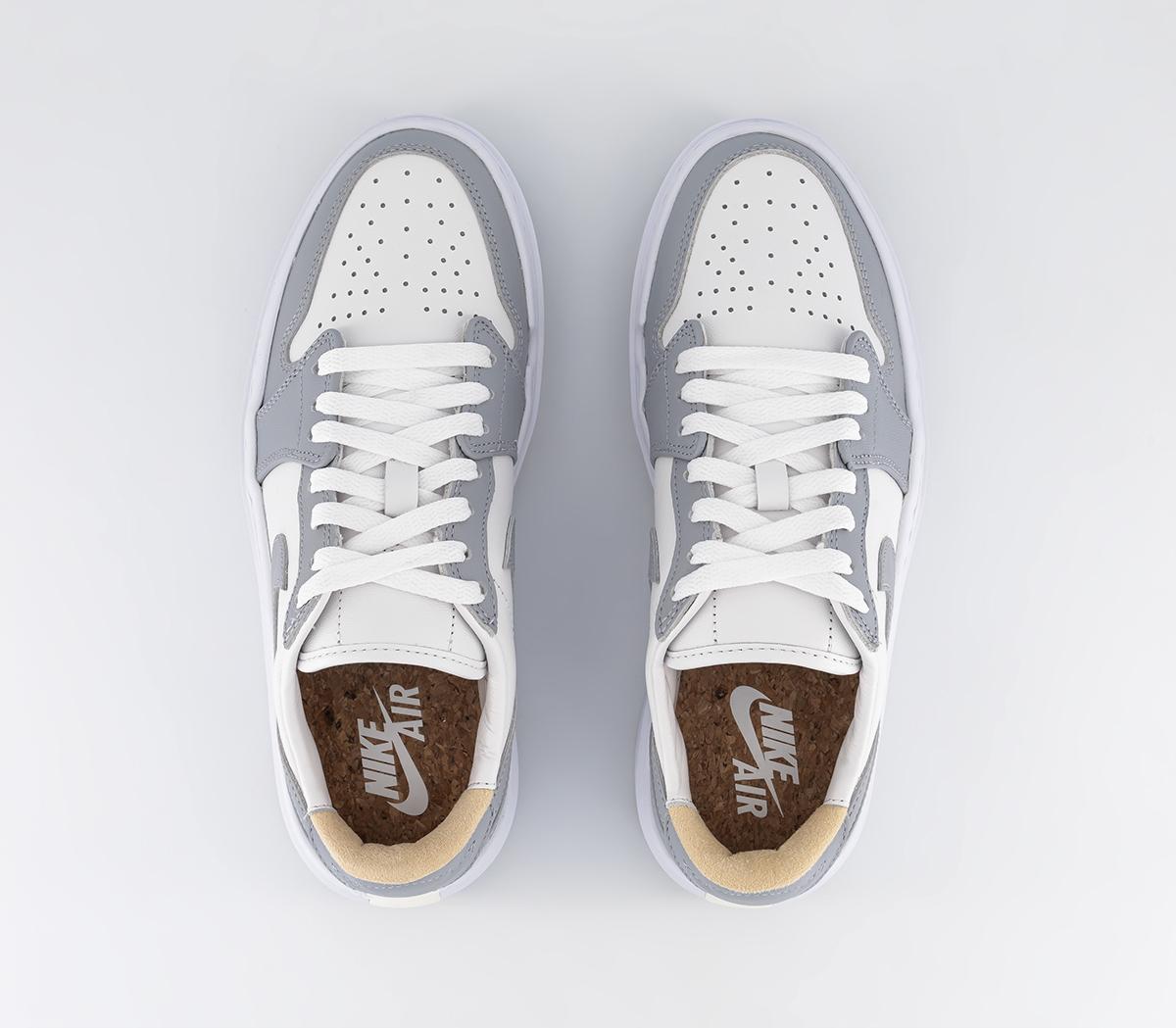 JordanAir Jordan 1 Elevate Low TrainersWhte Wolf Grey White