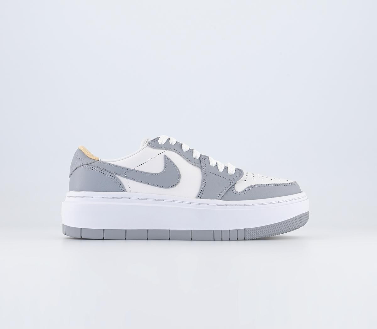 Air 1 Elevate Low Trainers Whte Wolf Grey White