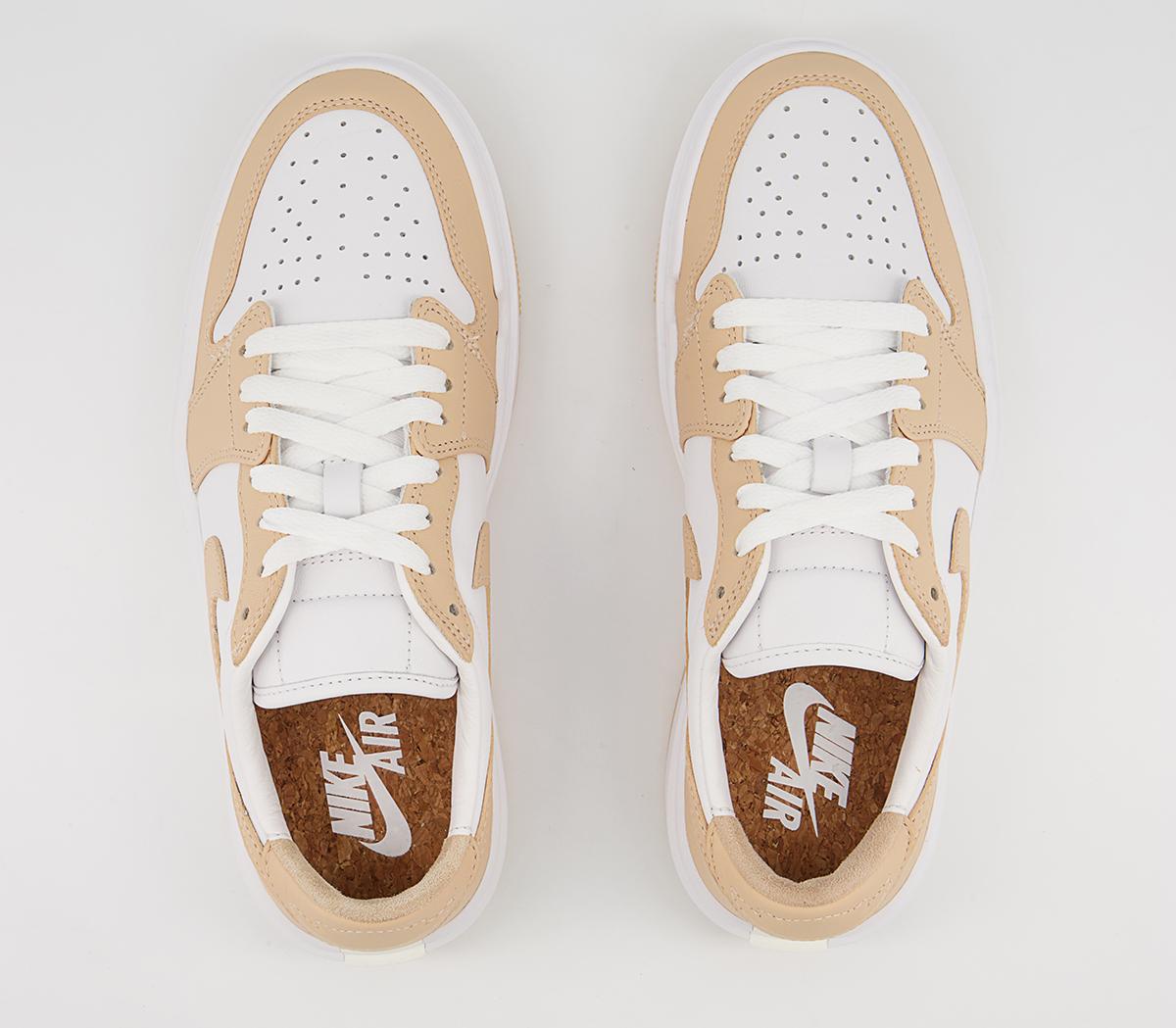 white oatmeal jordan 1