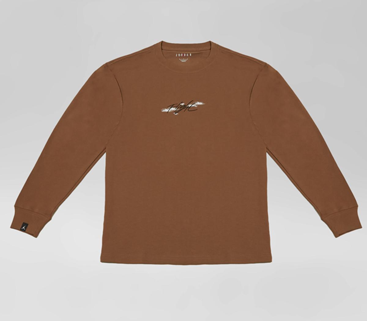 JordanMJ Essentials Long Sleeve T-Shirt JordanMJ Essentials Long Sleeve T-ShirtDesert Bronze White