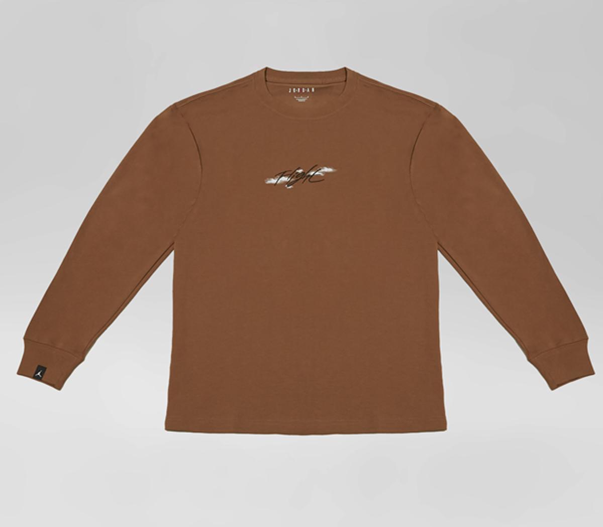 JordanMJ Essentials Long Sleeve T-ShirtDesert Bronze White