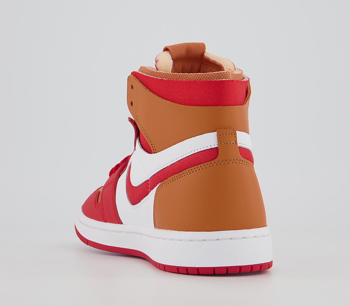Jordan Air Jordan 1 Zoom Comfort Trainers Jordan Air Jordan 1 Zoom Comfort Trainers Fire Red Fire Red Hot Curry