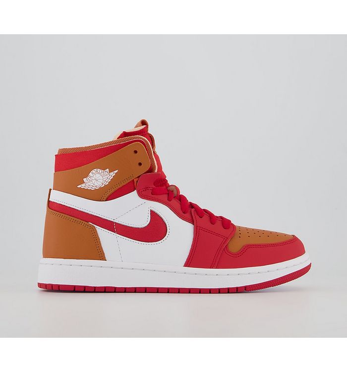 Jordan Air 1 Zoom Comfort Trainers Fire Red Fire Red Hot Curry