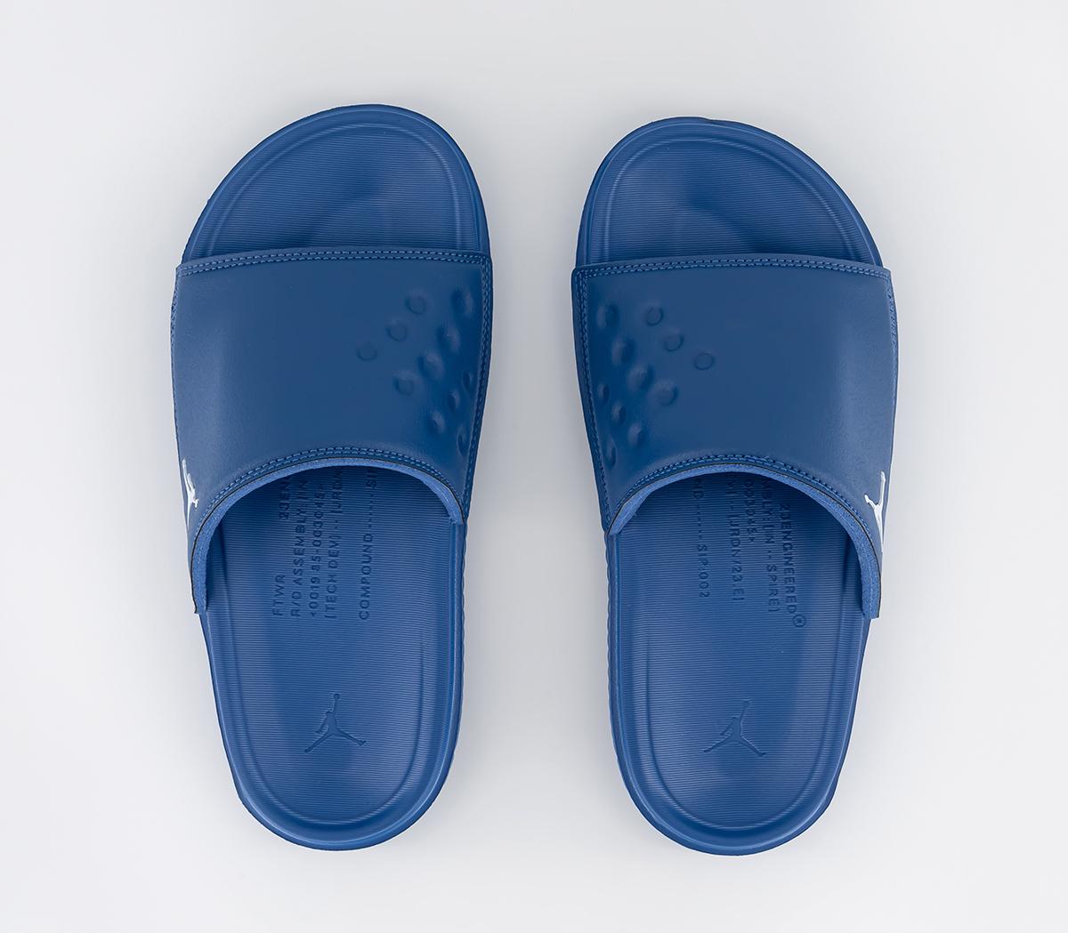 royal blue jordan slides