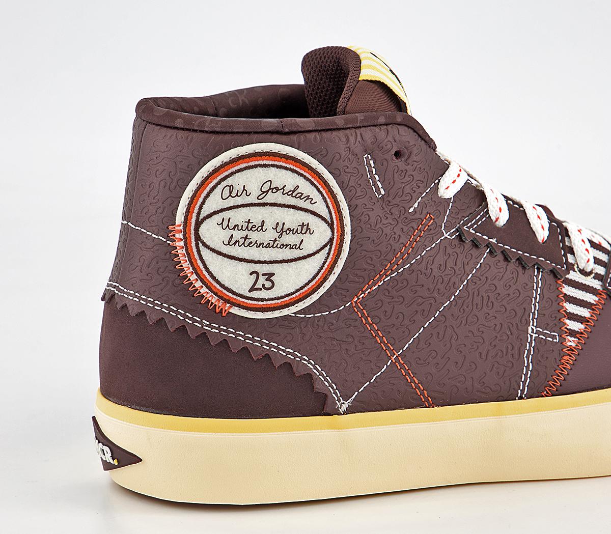 Jordan Jordan Series Mid Trainers Jordan Jordan Series Mid Trainers Brown Basalt Sail Pale Vanilla Orange