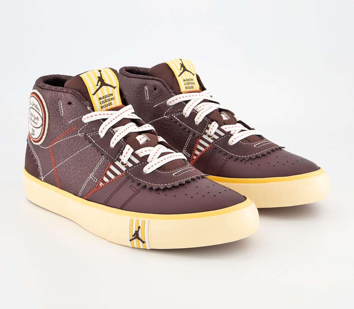 Jordan Jordan Series Mid Trainers Jordan Jordan Series Mid Trainers Brown Basalt Sail Pale Vanilla Orange