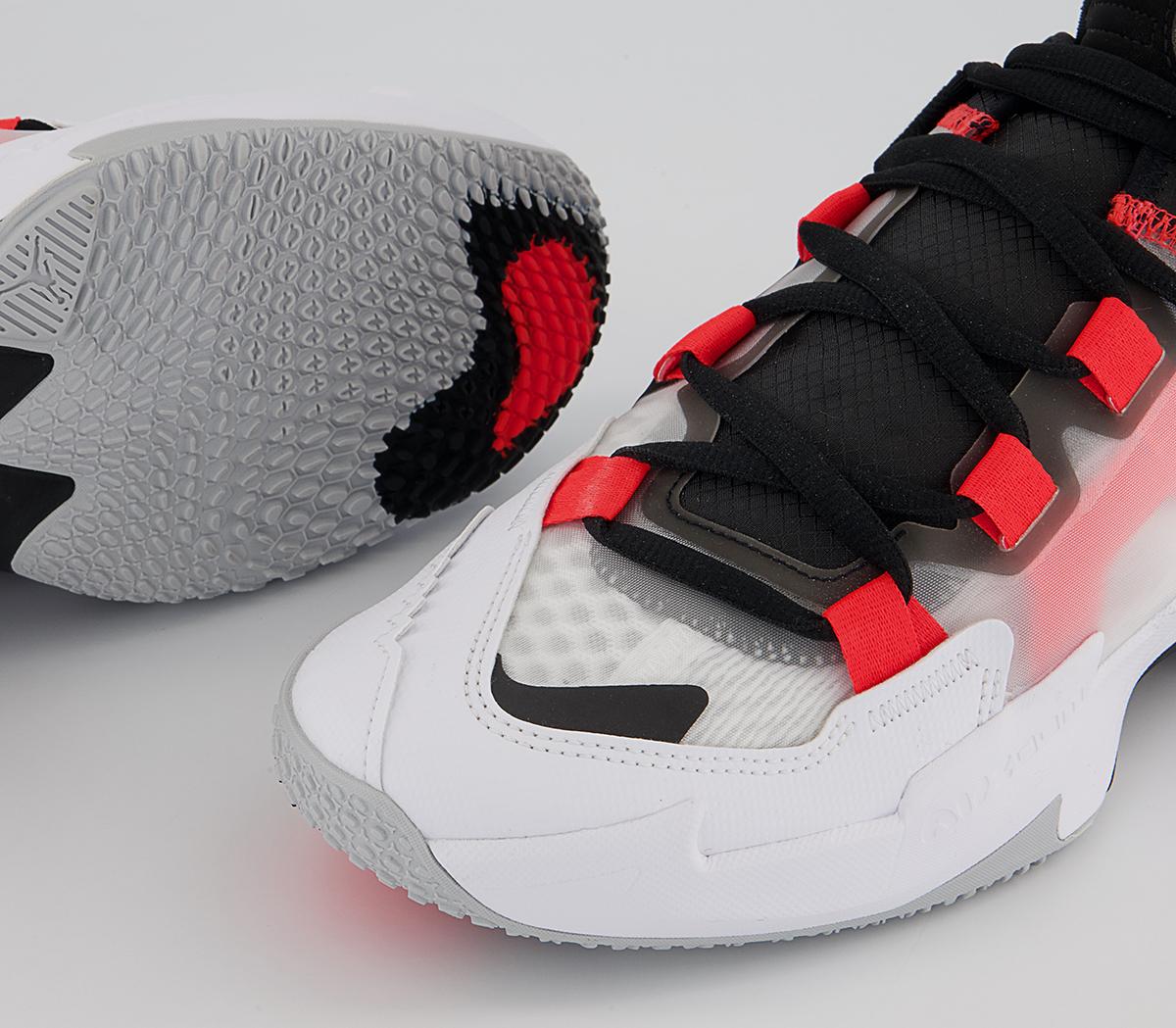 Jordan Jordan Why Not .5 Jordan Jordan Why Not .5 White Bright Crimson Black Grey