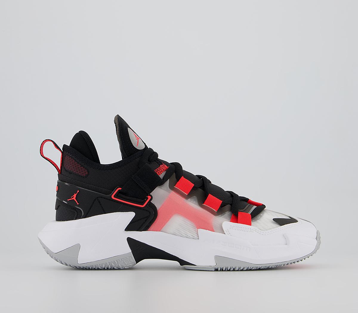 JordanJordan Why Not .5 JordanJordan Why Not .5White Bright Crimson Black Grey