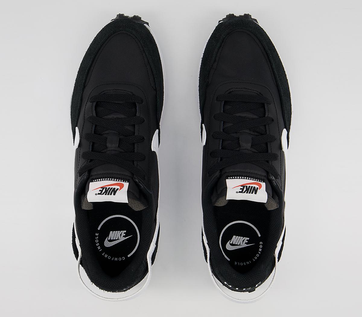 Nike Waffle Debut Trainers Nike Waffle Debut Trainers Black White Orange Clear