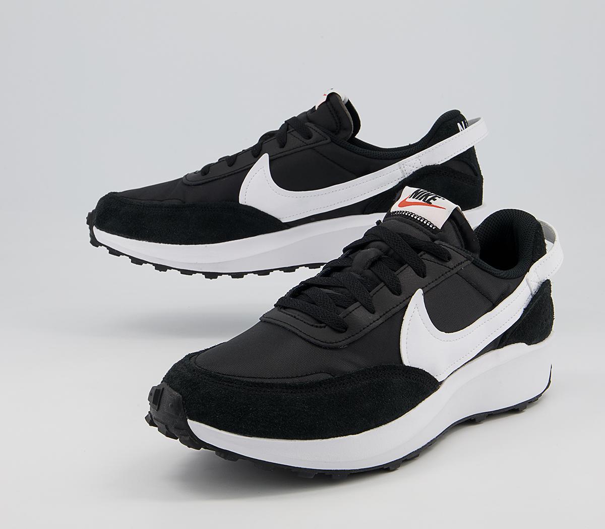 Nike Waffle Debut Trainers Nike Waffle Debut Trainers Black White Orange Clear