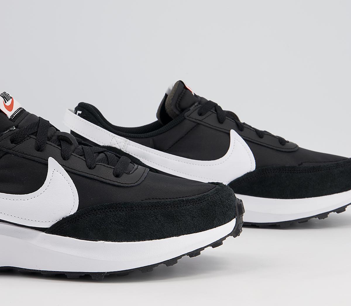 Nike Waffle Debut Trainers Nike Waffle Debut Trainers Black White Orange Clear