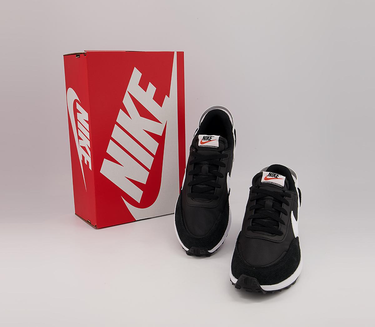 Nike Waffle Debut Trainers Nike Waffle Debut Trainers Black White Orange Clear