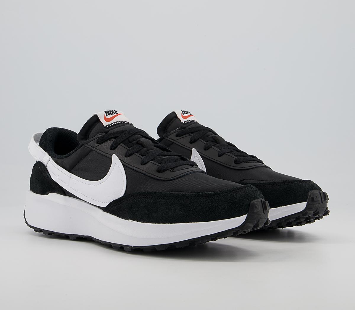 Nike Waffle Debut Trainers Nike Waffle Debut Trainers Black White Orange Clear