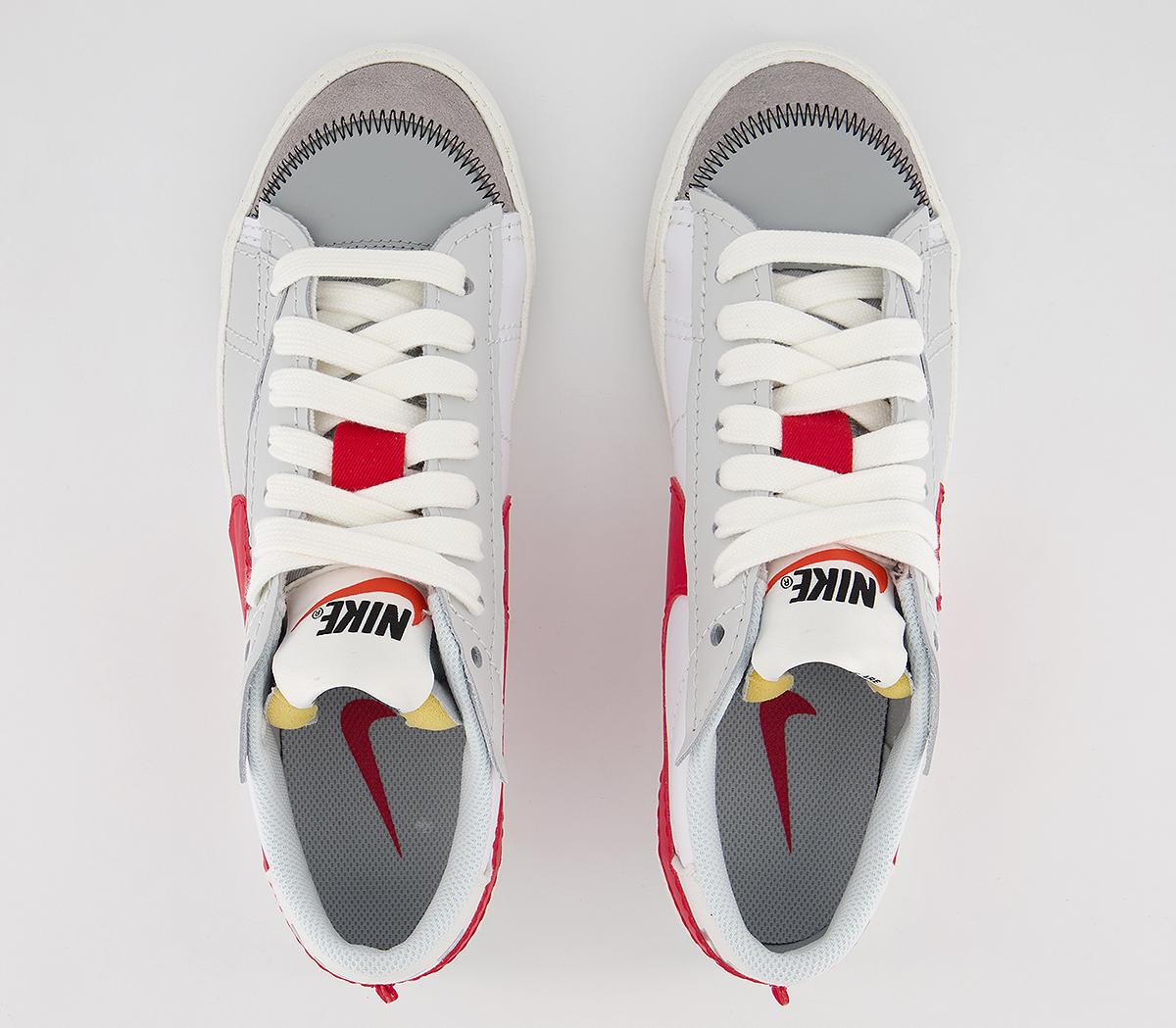 NikeNike Blazer Low Jumbo TrainersWhite University Red