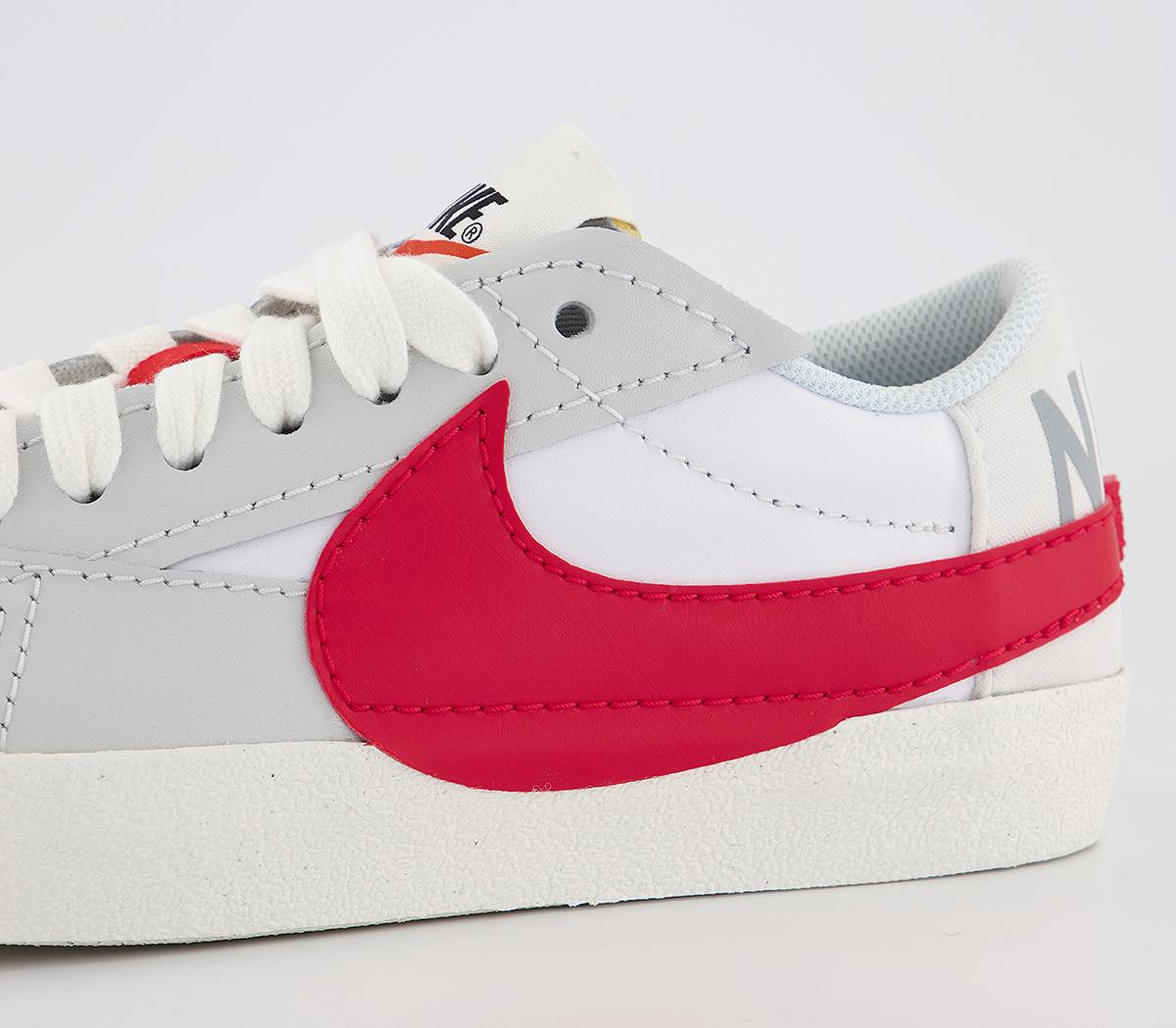 NikeNike Blazer Low Jumbo TrainersWhite University Red