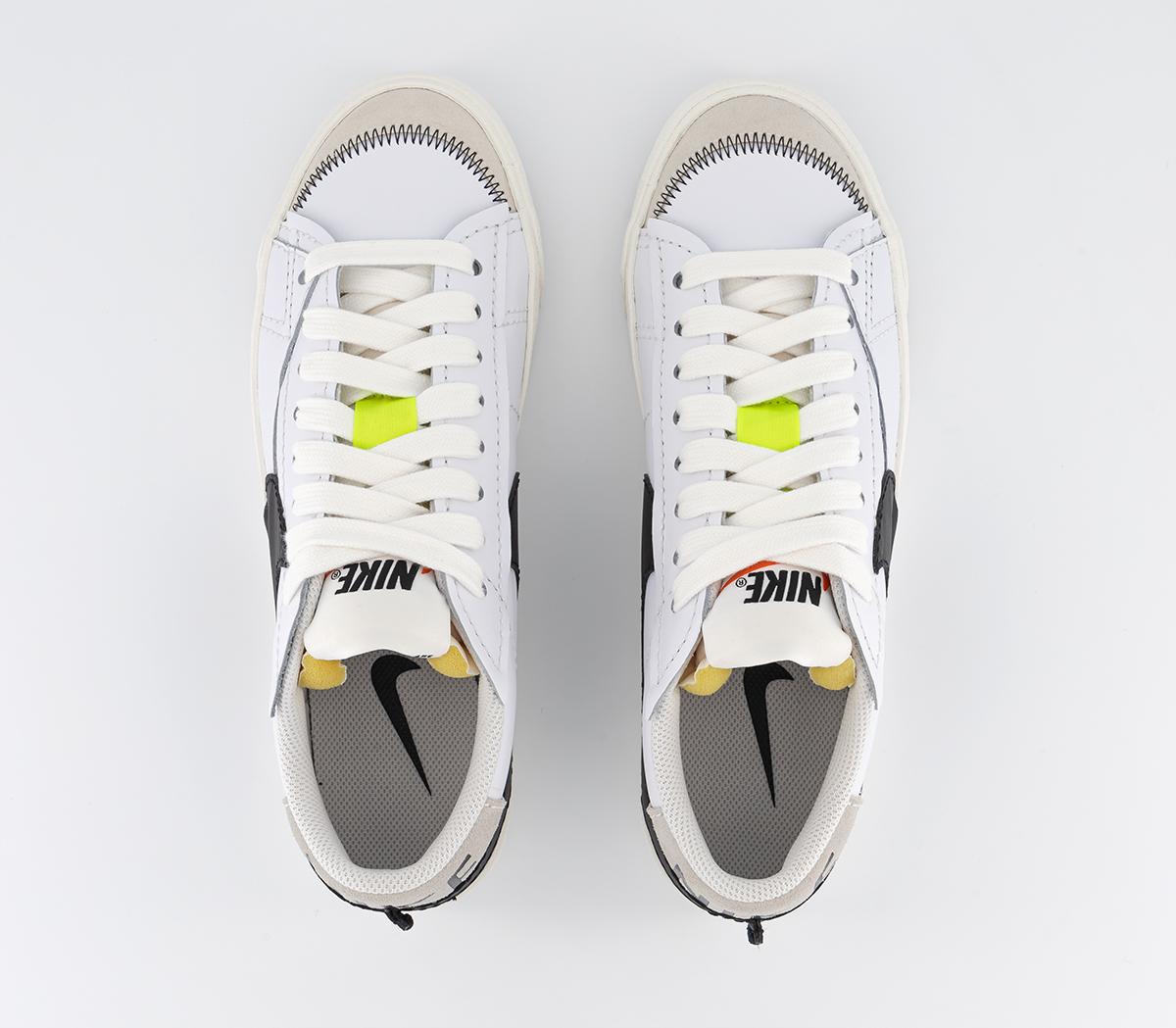 Nike Blazer Low Jumbo Trainers Nike Blazer Low Jumbo Trainers White Black White Sail