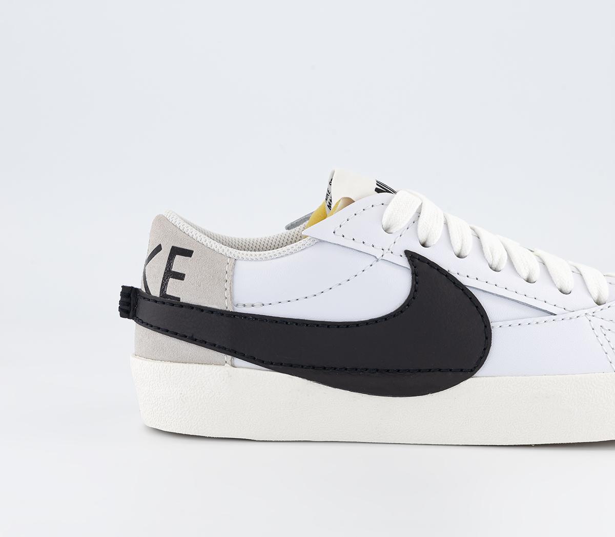 Nike Blazer Low Jumbo Trainers Nike Blazer Low Jumbo Trainers White Black White Sail