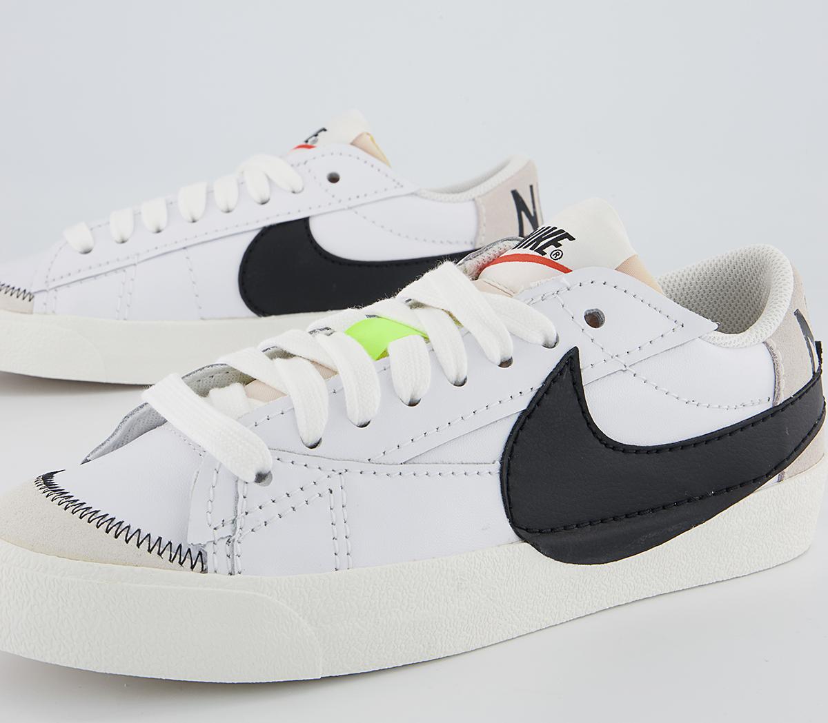 Nike Blazer Low Jumbo Trainers Nike Blazer Low Jumbo Trainers White Black White Sail