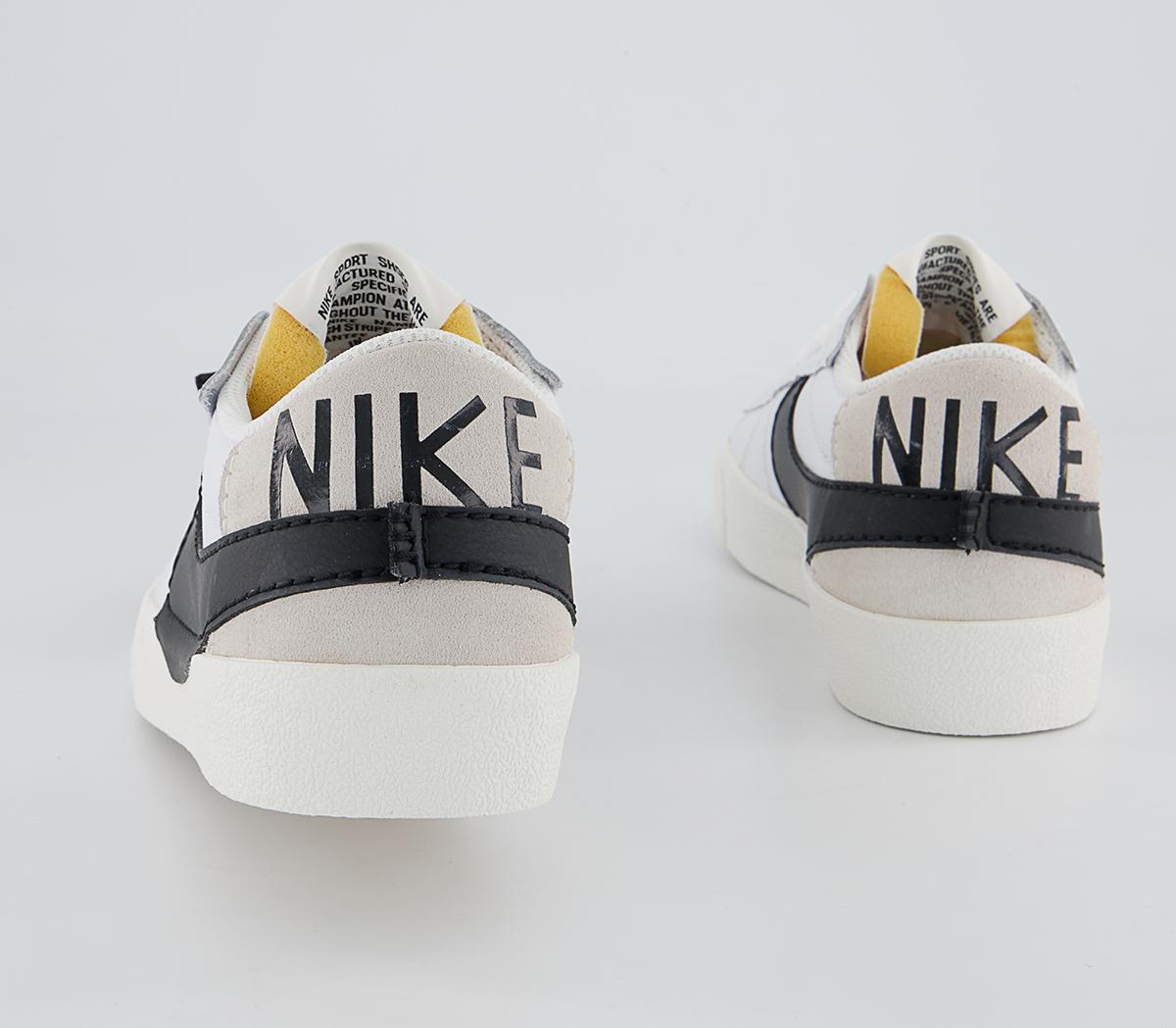 Nike Blazer Low Jumbo Trainers Nike Blazer Low Jumbo Trainers White Black White Sail