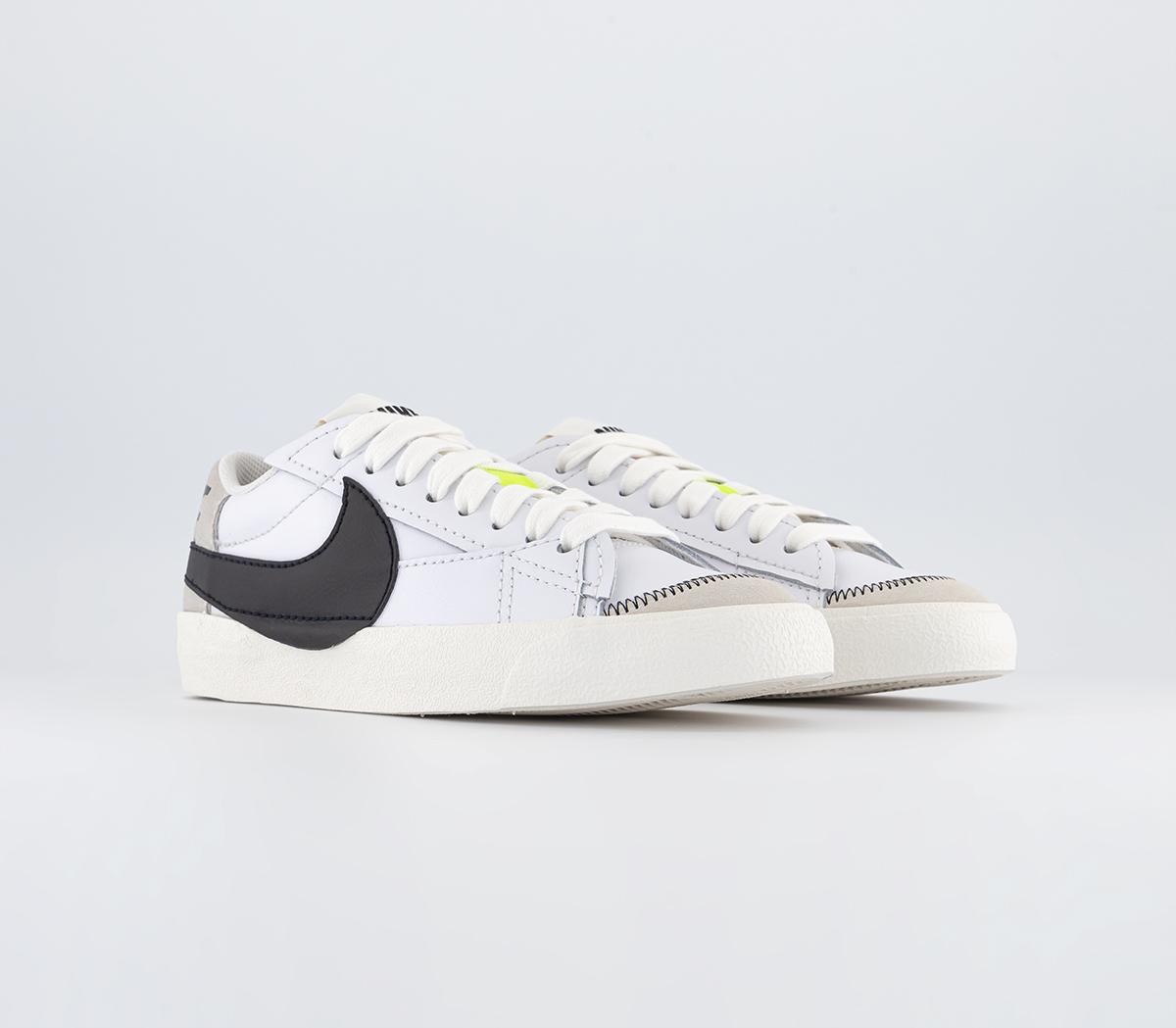 Nike Blazer Low Jumbo Trainers Nike Blazer Low Jumbo Trainers White Black White Sail