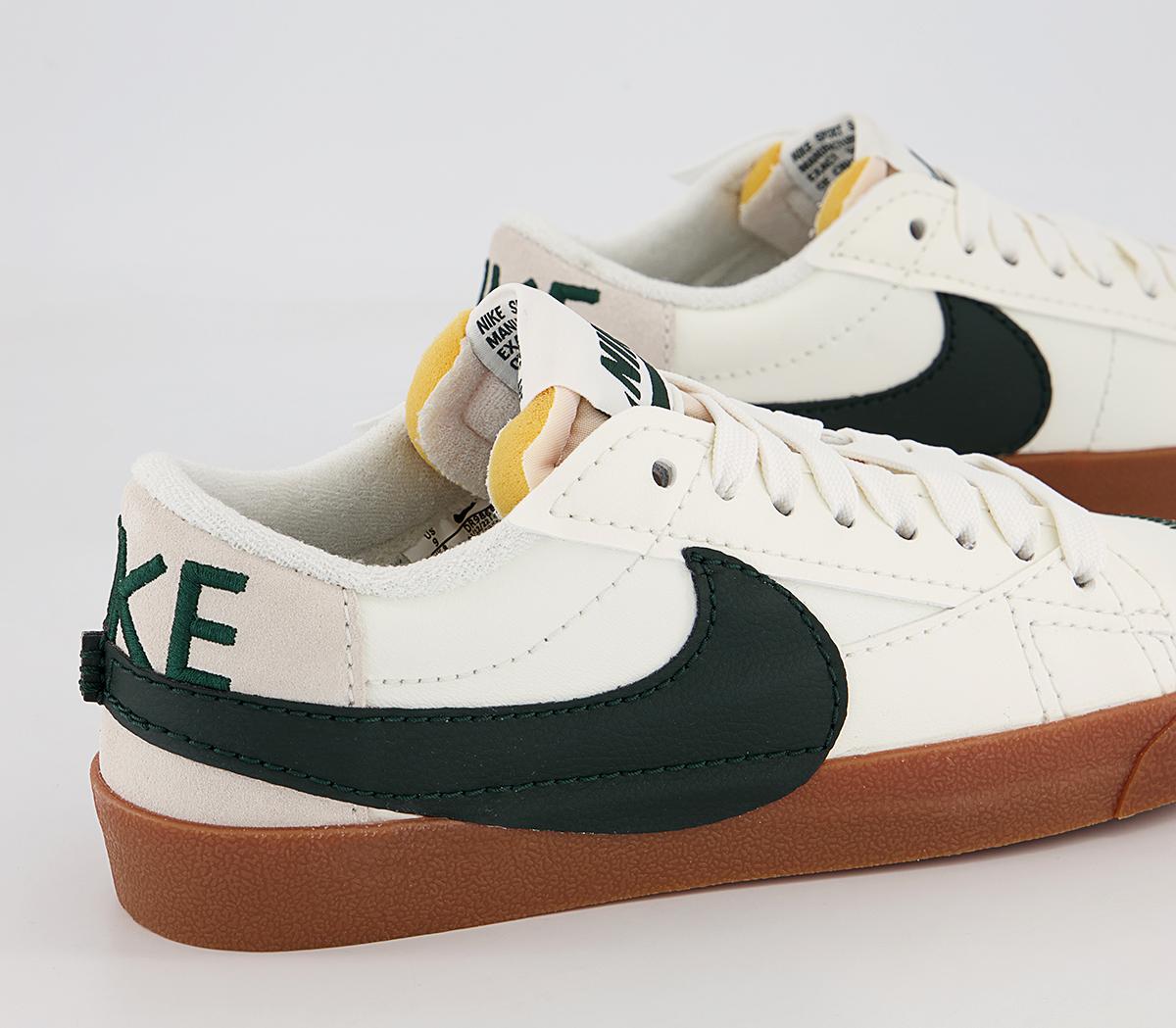 Nike Nike Blazer Low Jumbo Trainers Varsity White Navy Gum Men's