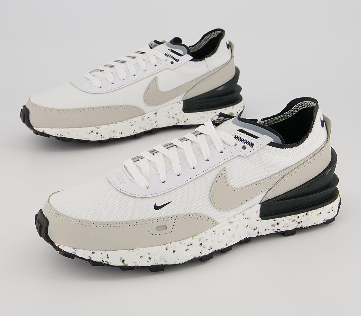 Nike Nike Waffle One Crater Trainers Nike Nike Waffle One Crater Trainers White Light Bone Black Volt1