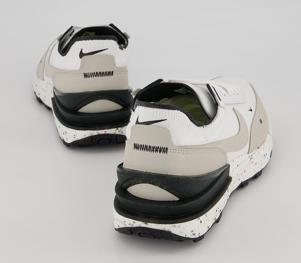 Nike Nike Waffle One Crater Trainers Nike Nike Waffle One Crater Trainers White Light Bone Black Volt1