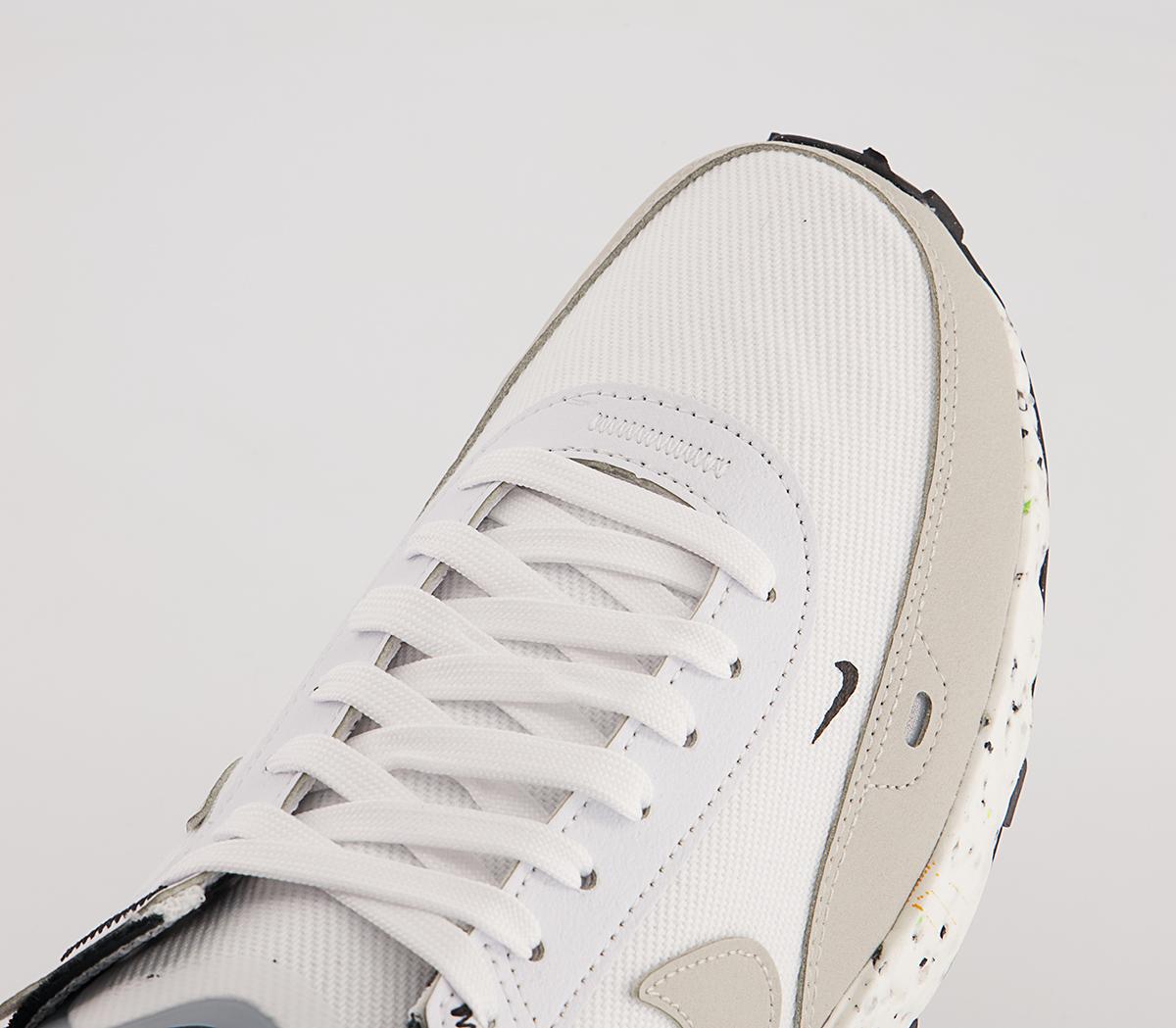 Nike Nike Waffle One Crater Trainers Nike Nike Waffle One Crater Trainers White Light Bone Black Volt1